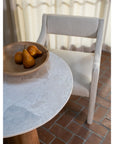 Sage - Cafe Table - Cosmos / Beige Marble