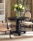 Brynmore - Wood Grain Round Table - Black