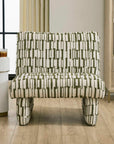 Willa - Accent Chair - Green / White