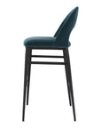 Roger - Barstool - Teal Velvet