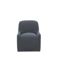 Maisie - Rolling Dining Chair - Slate Blue