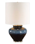 Andrus - Glaze Table Lamp - Blue