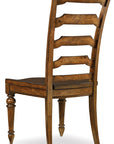 Tynecastle - Ladderback Side Chair (Set of 2) - Dark Brown
