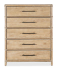 Retreat - Pole Rattan Five-Drawer Chest