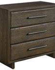 Modern - Three Drawer Nightstand