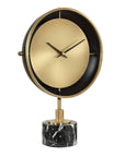Velar - Modern Table Clock - Black / Gold