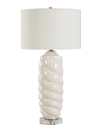 Anneli - Swirl Table Lamp - White