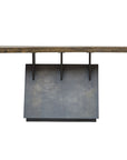 Vessel - Industrial Console Table - Dark Brown & Dark Gray