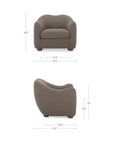 Bria - Accent Chair - Brown