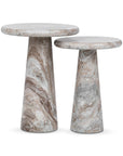Huxley - Marble Round Accent Table