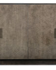 Melange - Asher Four Door Entertainment Credenza - Dark Brown