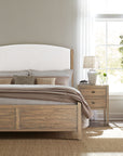 Vineyard Row - Two Drawer Nightstand - Light Brown