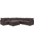 Caplan - 6 Piece Modular Sectional With Ottoman