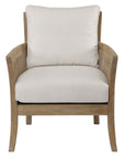 Encore - Natural Armchair - White
