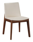 Deco - PVC Dining Chair (Set of 2) - Cream White