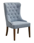 Rioni - Tufted Wing Chair - Blue