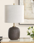 Blacktop - Textured Buffet Lamp - Black