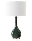 Essex - Green Glass Table Lamp