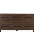 Jaxon - 9 Drawer Dresser - Cocoa Brown
