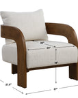 Rowan - Accent Chair - Ivory