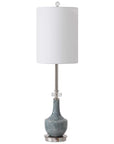 Piers - Mottled Buffet Lamp - Blue