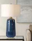 Brae - Glaze Table Lamp - Blue