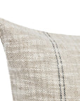 Ria - 36" x 16" Pillow - Natural / Black