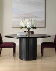 Hersch - Round Dining Table - Black