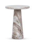 Huxley - Marble Round Accent Table