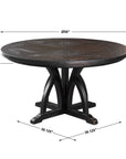 Maiva - Round Dining Table - Black