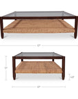 Beth - Coffee Table - Brown