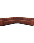 Roman - L-Shaped Sectional - Red