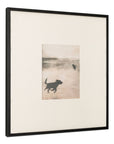 Strand - Framed Paper Print - Beige