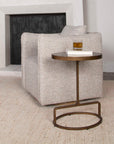 Jessenia - Stone Accent Table - Dark Gray