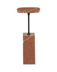 Caro - Side Table Alicante Marble - Rosso / Red