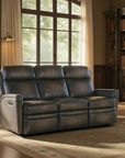 MS - Hamilton Power Sofa With Power Headrest