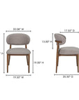 Ellie - Dining Chair - Light Brown