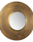 Axel - Round Brass Mirror