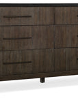 Miramar Aventura - Raphael 6-Drawer Dresser - Dark Gray