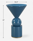 Trig - Blue Accent Table
