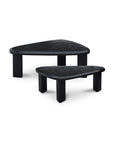 Sophie - Outdoor Nesting Table Set - Charcoal Lacquer / Gray