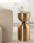 Golden Vessel - Modern Accent Table