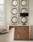 Eleana - Server - Medium Wood / Beige