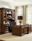 Leesburg - Executive Desk - Dark Brown