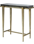 Preston - Rectangular Accent Table - Brass,Gold