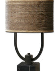 Stabina - Metal Table Lamp - Dark Brown
