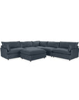 Caplan - 6 Piece Modular Sectional With Ottoman