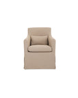 Lydia - Outdoor Slipcover Dining Chair - Light Brown