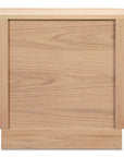 Round Off - Tall Nightstand - Light Brown