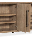 Vineyard Row - Entertainment Credenza - Light Brown